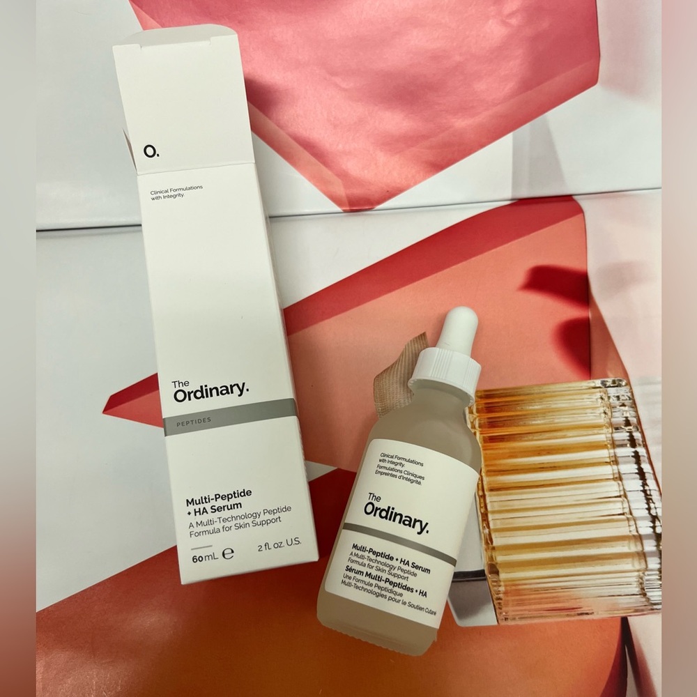 The Ordinary Multi-Peptide + HA Serum 2 fl oz/60ml  New in Box Authentic Fresh